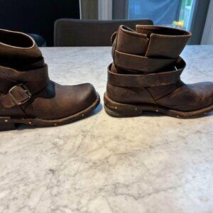 Jeffrey Campbell Leather Moto Boot